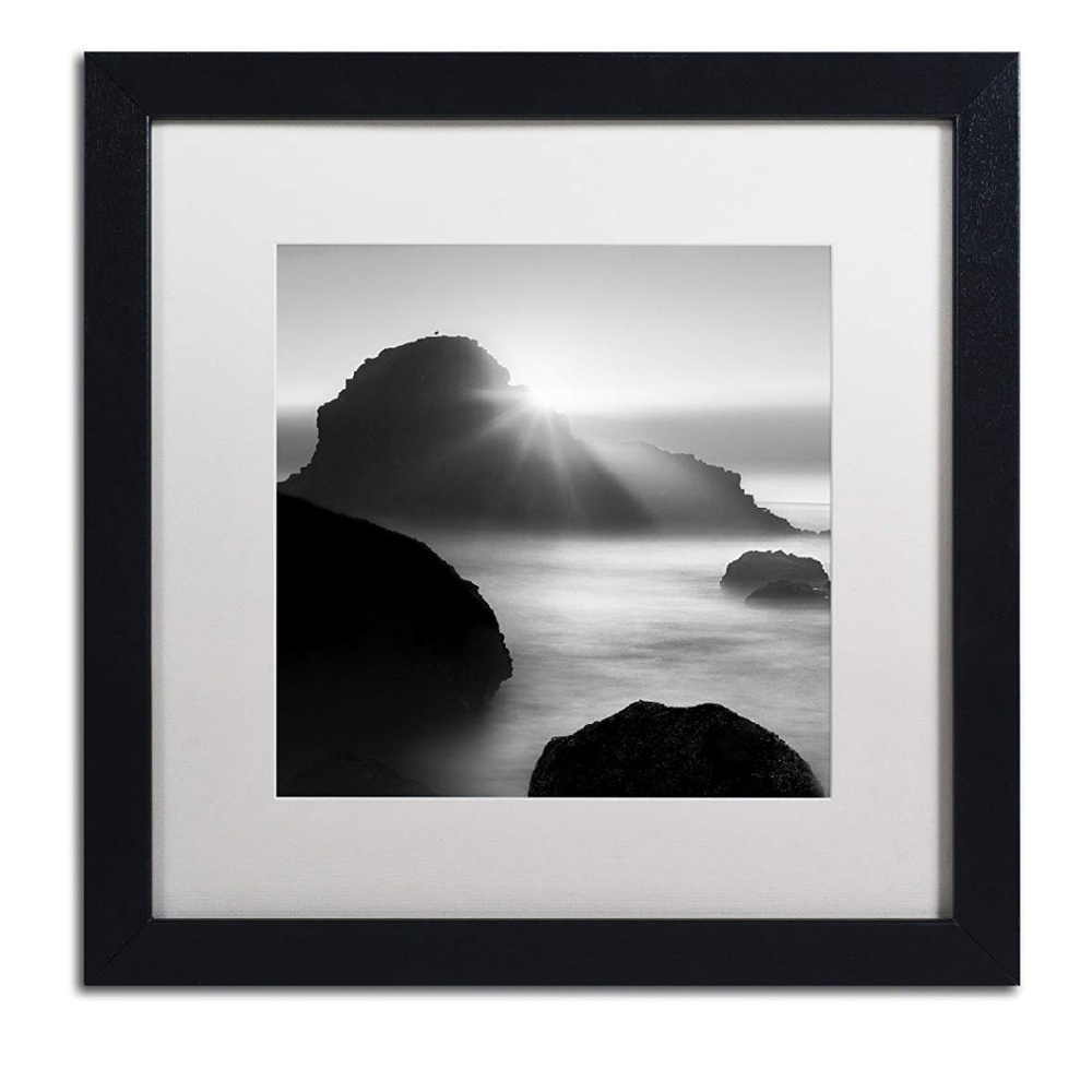 NWOT Long Sunset at Indian Beach Framed Art